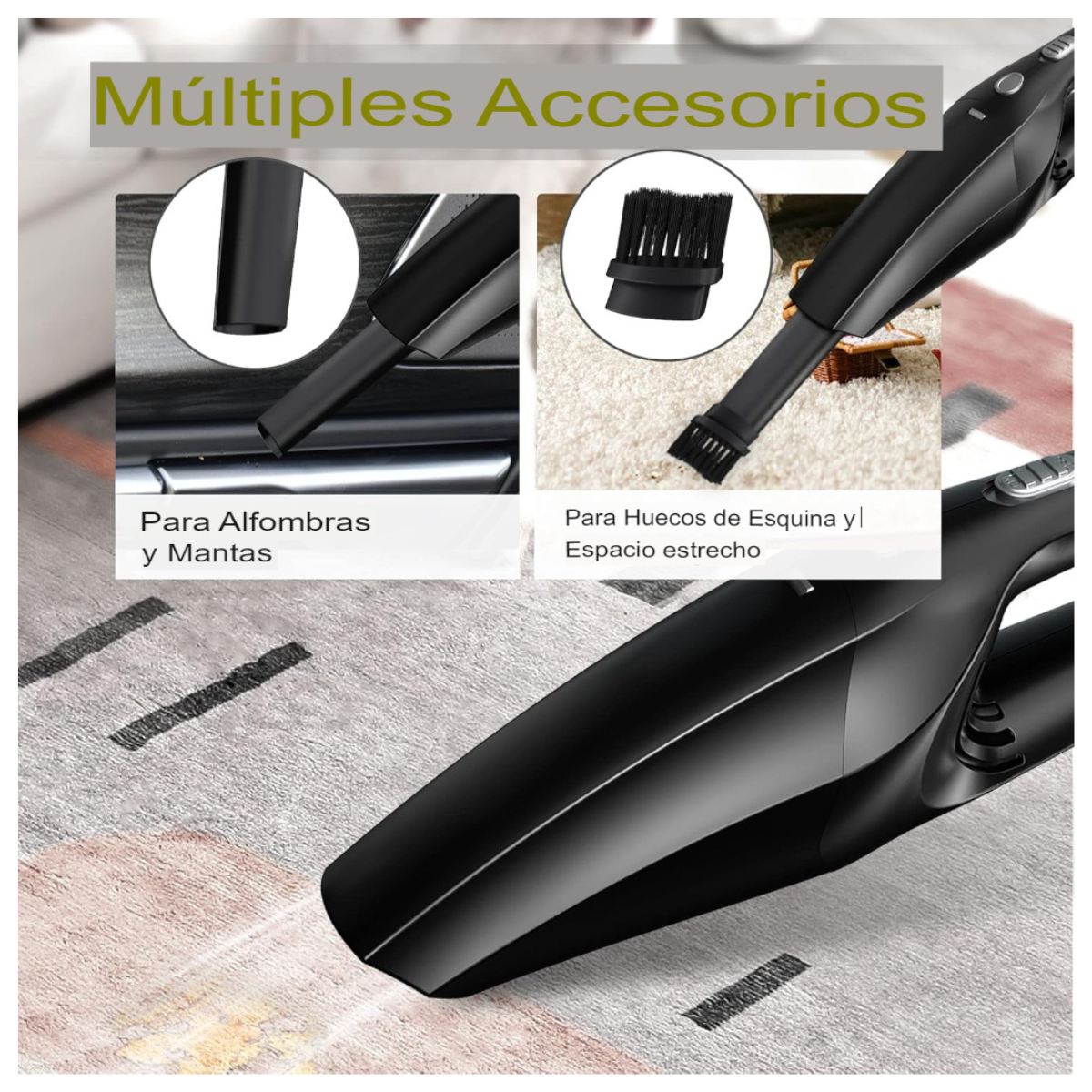 Aspiradora de Carro Alta Potencia